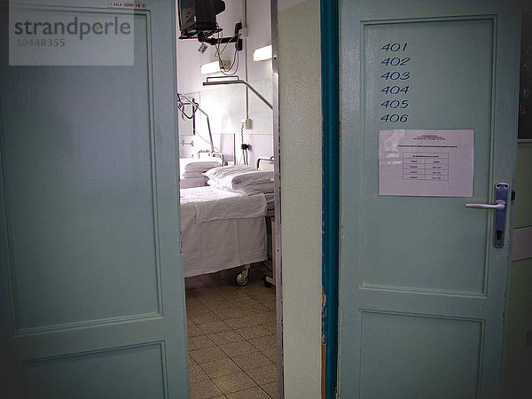 Raum eines Krankenhauses  Mailand  Italien