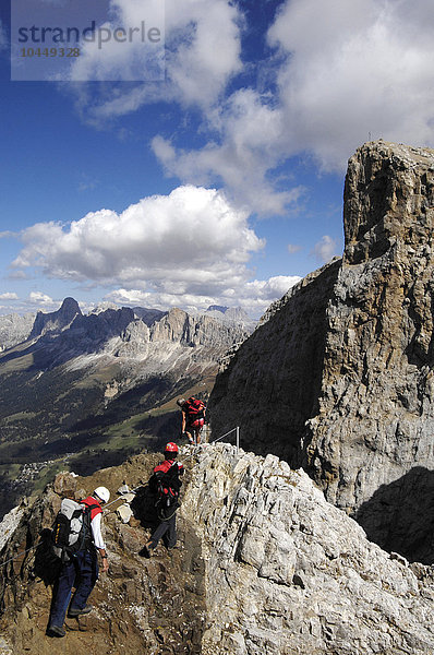 Klettern  Klettersteigtürme am Latemar  Südtirol