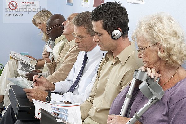 Wartezimmer einer Allgemeinmedizinischen Praxis