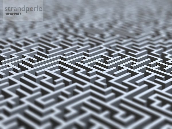 Labyrinth  Computer Kunstwerk Labyrinth  Kunstwerk