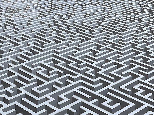 Labyrinth  Computer Kunstwerk Labyrinth  Kunstwerk