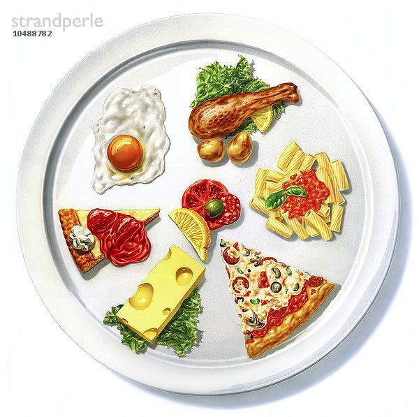 Verschiedene Lebensmittel  Computerkunstwerke  verschiedene Lebensmittel  Kunstwerke