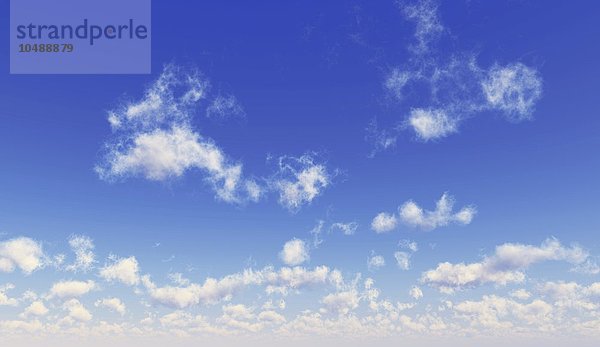 Blauer Himmel mit Wolken  Computerkunstwerk Blauer Himmel mit Wolken  Kunstwerk