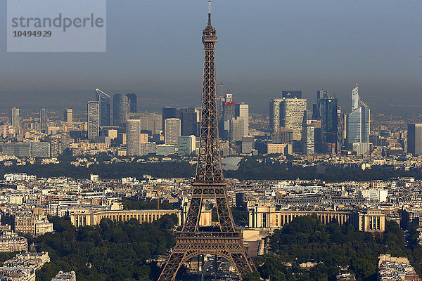 Paris Hauptstadt Großstadt Turm Hintergrund Hochhaus Eiffelturm