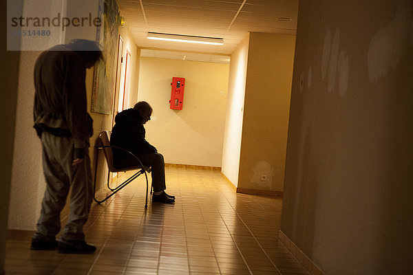 Reportage aus der psychiatrischen Abteilung eines Krankenhauses in Haute Savoie  Frankreich.
