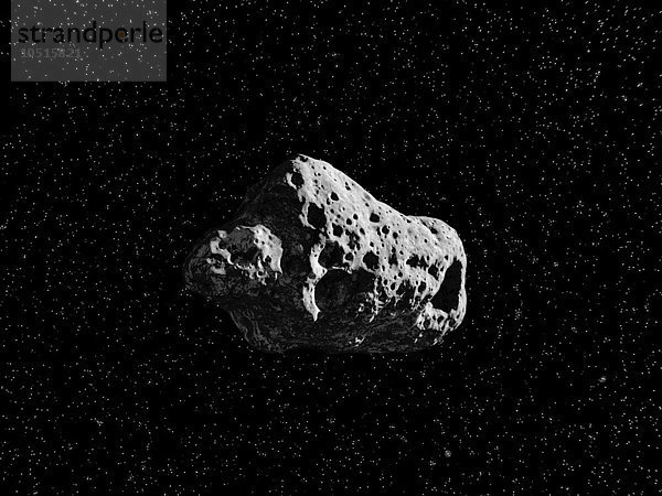 Kunstwerk eines Asteroiden Asteroid  Kunstwerk