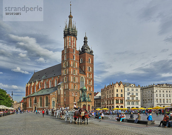 Marienkirche  Krakau  Polen  Europa