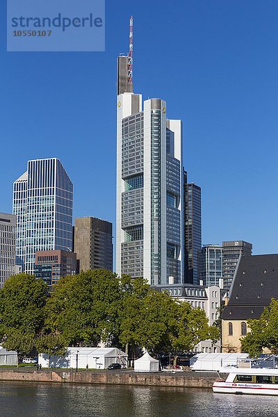 Bankenviertel  Frankfurt am Main  Hessen  Deutschland  Europa