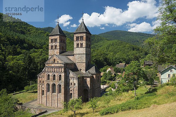 Kloster Murbach  bei Guebwiller  Elsass  Département Vosges  Frankreich  Europa