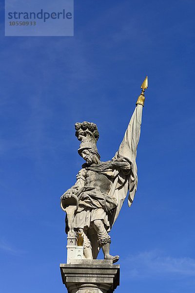 Statue des heiligen Florian  Salzburg  Österreich  Europa