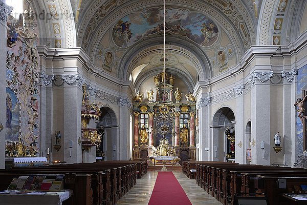 Altarraum  Pfarrkirche  Wallfahrtskirche St. Nikolaus  Lockenhaus  Burgenland  Österreich  Europa