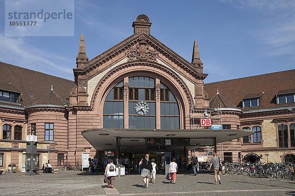 Hauptbahnhof  Osnabrück  Niedersachsen  Deutschland  Europa
