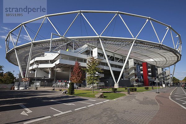 BayArena  Fußballstadion von Bayer 04 Leverkusen  Leverkusen  Nordrhein-Westfalen  Deutschland  Europa