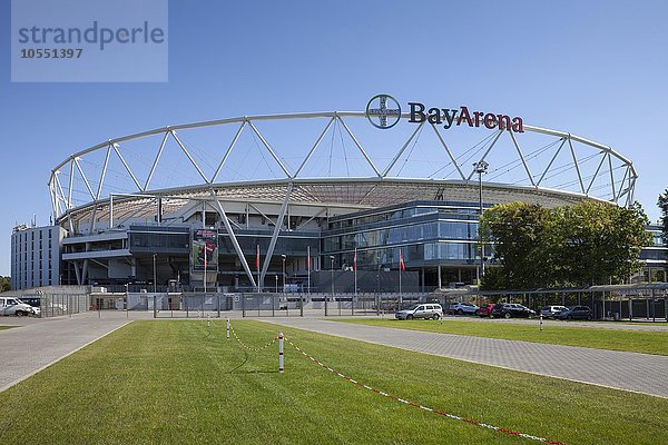 BayArena  Fußballstadion von Bayer 04 Leverkusen  Leverkusen  Nordrhein-Westfalen  Deutschland  Europa