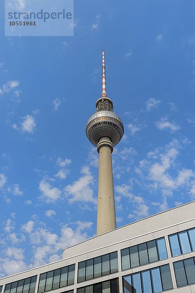 Fernsehturm  Alexanderplatz  Berlin  Deutschland  Europa