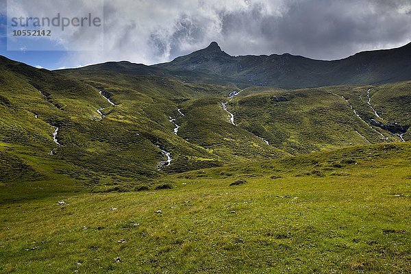 Bergbäche im Tappenkar mit Glingspitze  Radstädter Tauern  Niedere Tauern  Lungau  Salzburg