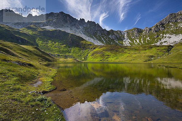 Ilgsee mit Wildkarkopf  Naturpark Riedingtal  Radstädter Tauern  Niedere Tauern  Lungau  Salzburg