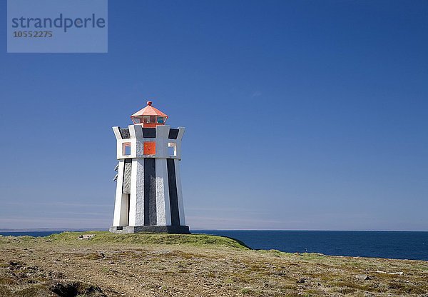 Leuchtturm Straumnes  Island  Europa