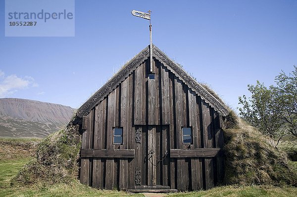 Grafarkirkja bei Gröf  Nordisland  Island  Europa