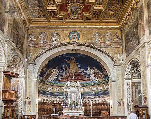 Kirche Cosma e Damiano  Rom  Lazio  Latium  Italien  Europa