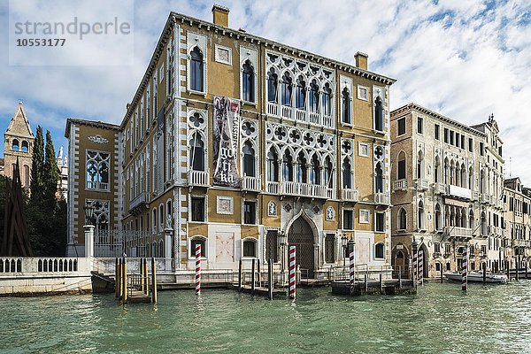 Palazzo Cavalli-Franchetti  Canal Grande  San Marco  Cannaregio  Venedig  Veneto  Italien  Europa