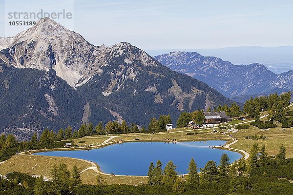 Schafkogelsee  Hutterer Höss  Hinterstoder  Totes Gebirge  Oberösterreich  Österreich  Europa