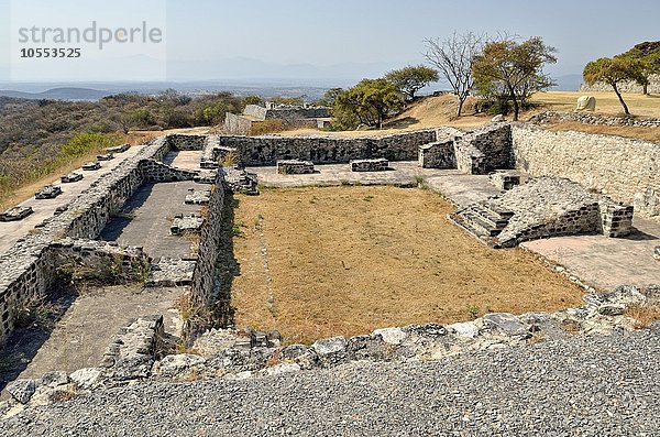 Patio Hundido  Ruinenstätte Xochicalco  Cuernavaca  Bundesstaat Morelos  Mexiko  Nordamerika