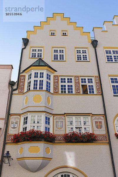 Rathaus  Trostberg  Chiemgau  Oberbayern  Bayern  Deutschland  Europa