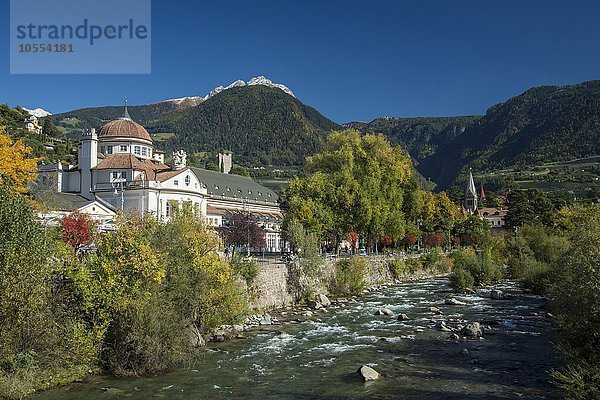 Kurhaus am Fluss Passeier  Meran  Südtirol  Italien  Europa