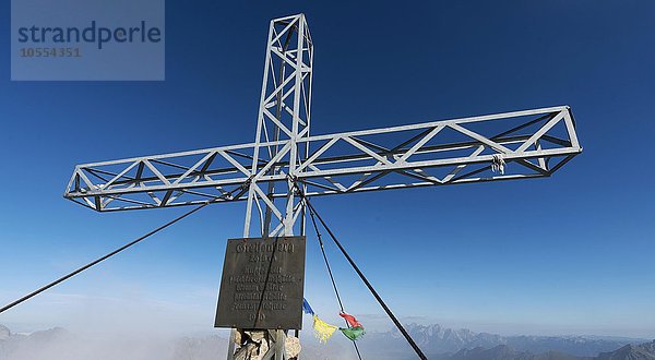 Eisernes Gipfelkreuz des Greifenberg  2618m  Rohrmoos-Untertal  Schladminger Tauern  Steiermark  Österreich  Europa