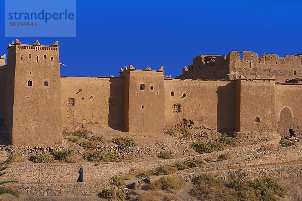 Taourirt Kasbah  UNESCO Weltkulturerbe  Taourirt  Provinz Ouarzazate  Provinz Ouarzazate  Marokko  Afrika