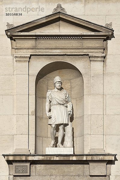 Skulptur des Perikles  griechischer Staatsmann  Glyptothek  Königsplatz  München  Bayern  Oberbayern  Deutschland  Europa