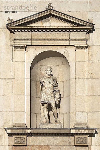 Skulptur des römischen Kaiser Hadrian  Glyptothek  Königsplatz  München  Bayern  Oberbayern  Deutschland  Europa