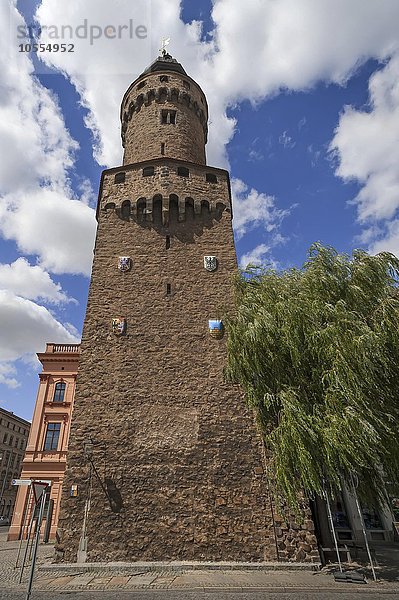 Reichenbacher Turm  Obermarkt  Görlitz  Oberlausitz  Sachsen  Deutschland  Europa