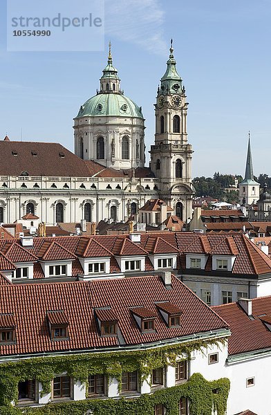 Kirche St.Nicolaus  Kleinseite  Prag  Tschechien  Europa