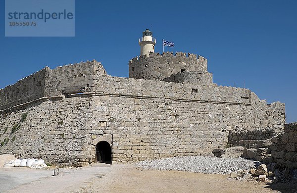 Festung Ágios Nikólaos  Rhodos-Stadt  Rhodos  Dodekanes  Griechenland  Europa