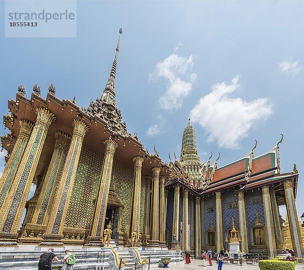 Wat Phra Kaeo Tempel  Phra Mondop Bibliothek  Königspalast  Bangkok  Zentralthailand  Thailand  Asien