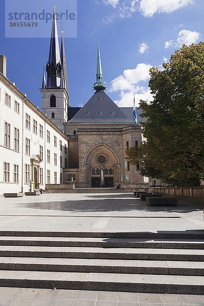 Kathedrale unserer lieben Frau  Luxemburg Stadt  Großherzogtum Luxemburg