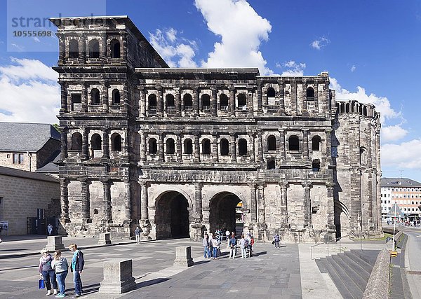 Römisches Stadttor Porta Nigra  UNESCO Weltkulturerbe  Trier  Rheinland-Pfalz  Deutschland  Europa