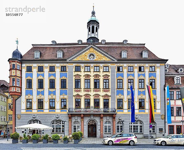 Neues Rathaus am Markt  Coburg  Oberfranken  Bayern  Deutschland  Europa