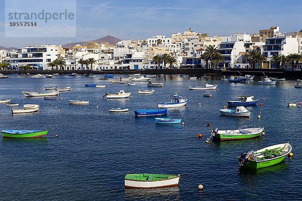 Hafen  Lagune Charco de San Gines  Arrecife  Lanzarote  Kanaren  Spanien  Europa