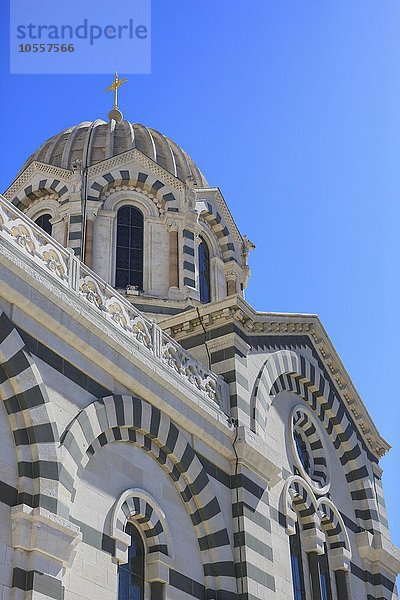 Basilika  Notre-Dame-De-La-Garde in Marseille  Provence-Alpes-Côte d'Azur  Frankreich  Europa