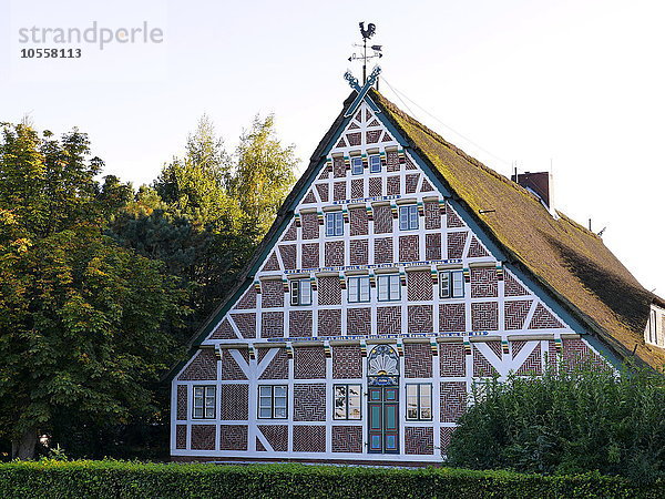 Fachwerkhaus  Altes Land  Niedersachsen  Deutschland  Europa