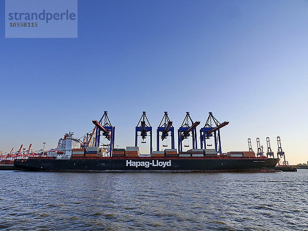 Containerterminal Burchardkai  Hamburger Hafen  Hamburg  Deutschland  Europa