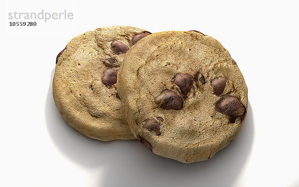 Nahaufnahme von Chocolate Chip Cookies