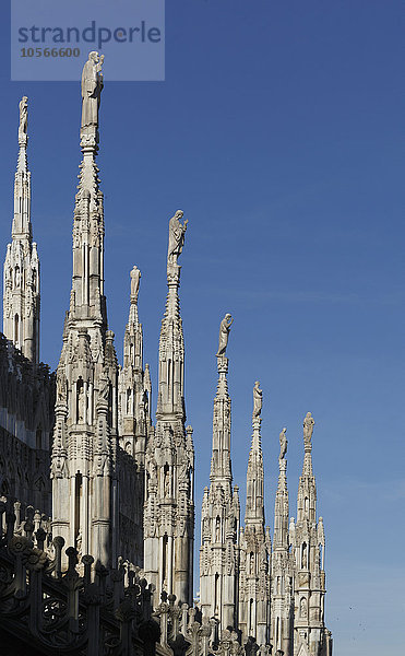 Untersicht der Kirchtürme  Milano  Lombardei  Italien