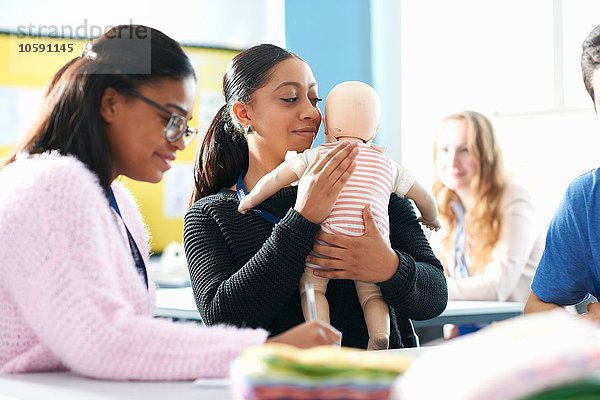 Studenten in der Kinderbetreuungsklasse