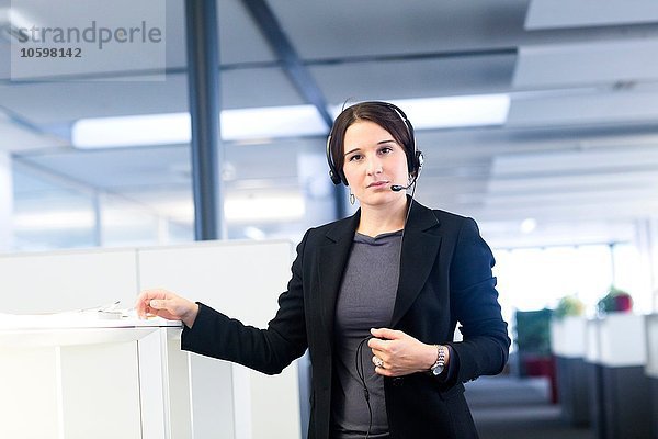 Telefonist im Büro