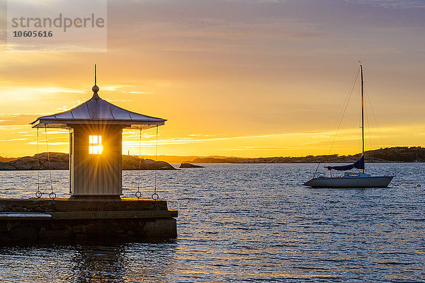 Sonnenuntergang auf See