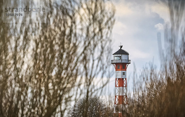 Leuchtturm  Wittenbergen  Hamburg  Deutschland  Europa